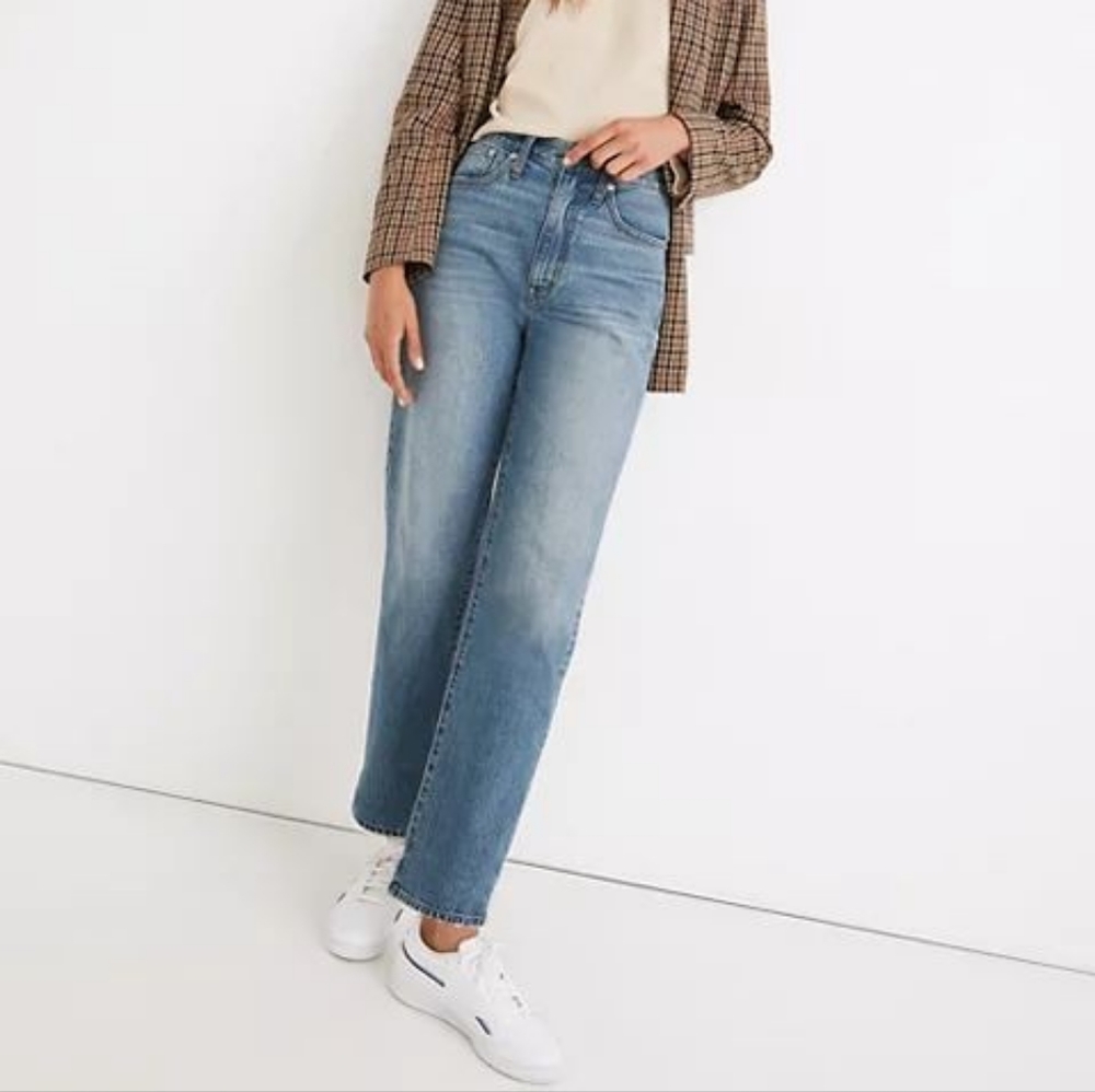 Madewell Perfect Vintage Straight Jean in Moultrie Wash